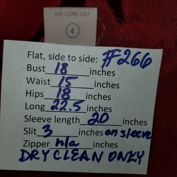 ✅#266 Preowned Georgiou Studio Red Linen Jacket 4 - Picture 5 of 9